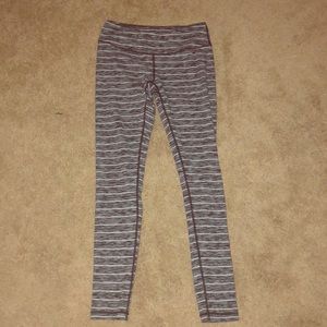 Zella Striped Girls Leggings